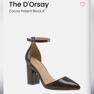 D’Orsay Pashion adjustable heeled black shoe